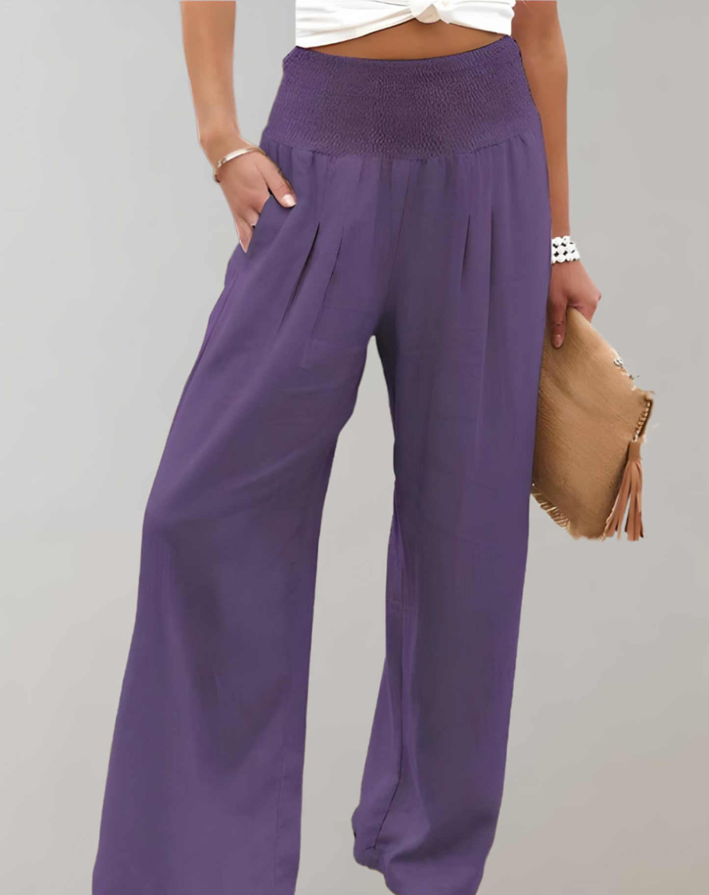 Eveloria Damenhohe Taille Flairhose