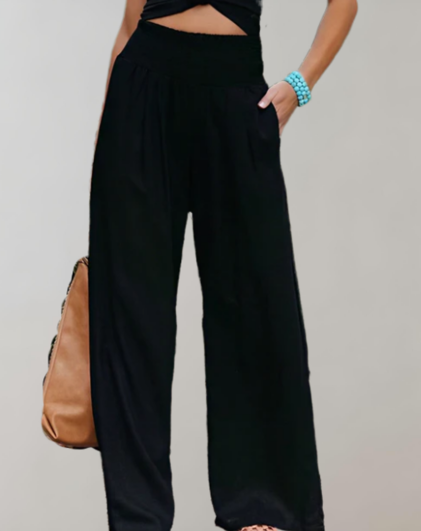 Eveloria Damenhohe Taille Flairhose