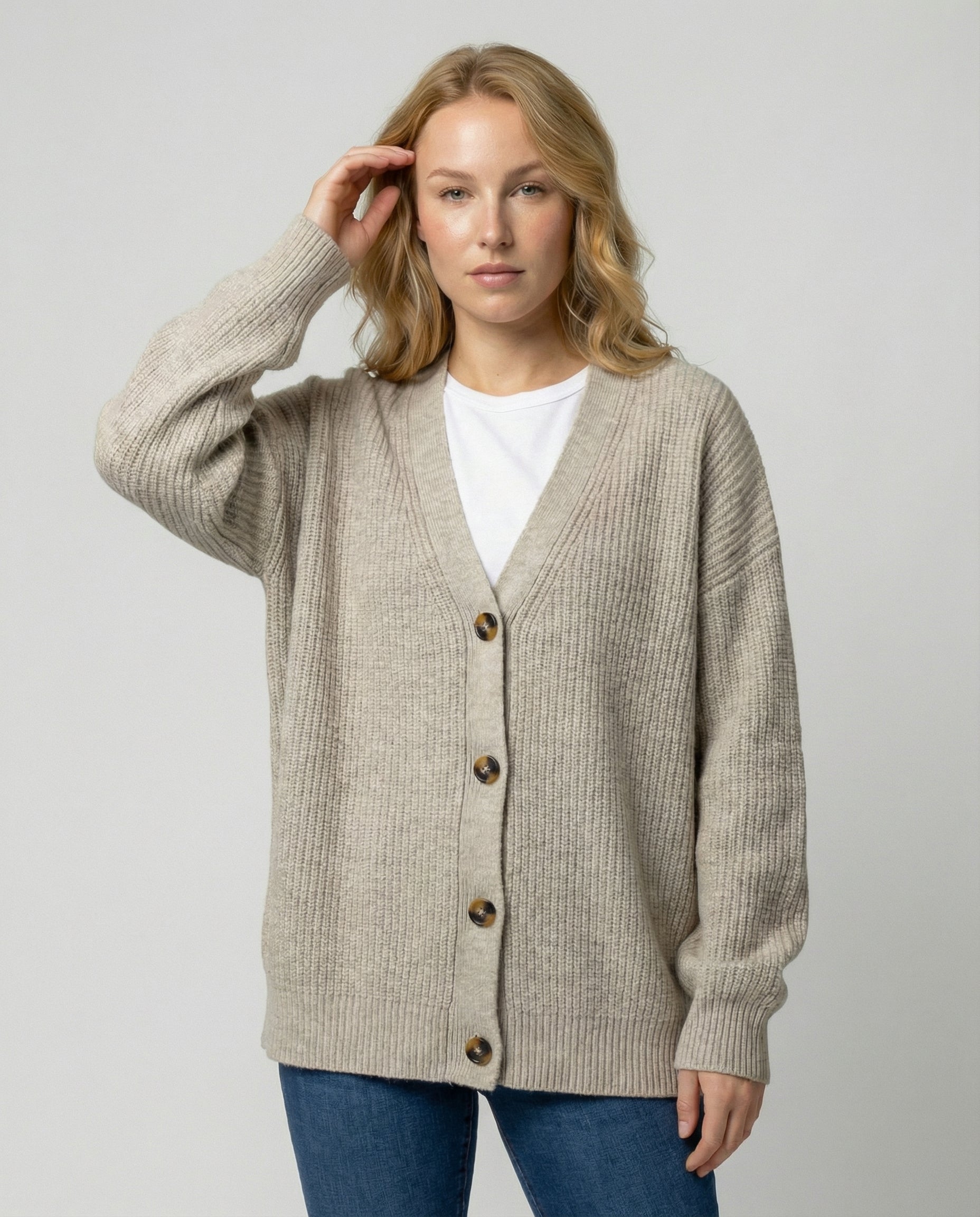 Kaschmir Strickjacke Damen Stilvoll - Eveloria