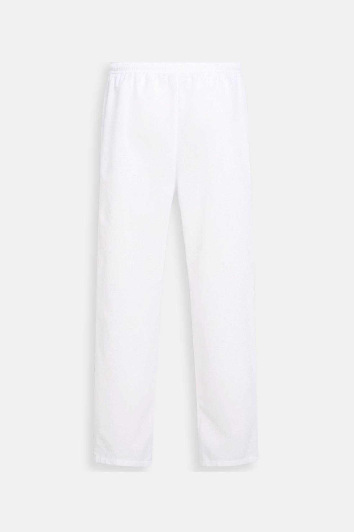 Herren Loungehose Weiß Baumwolle Bequem