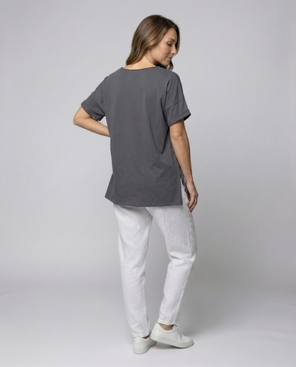 Damen Rundhals-Shirt Klassisch
