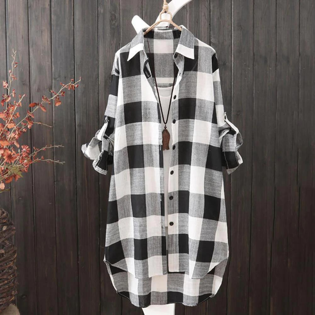 Damen Langarmshirt Knopfleiste Baumwolle Weiß - Eveloria