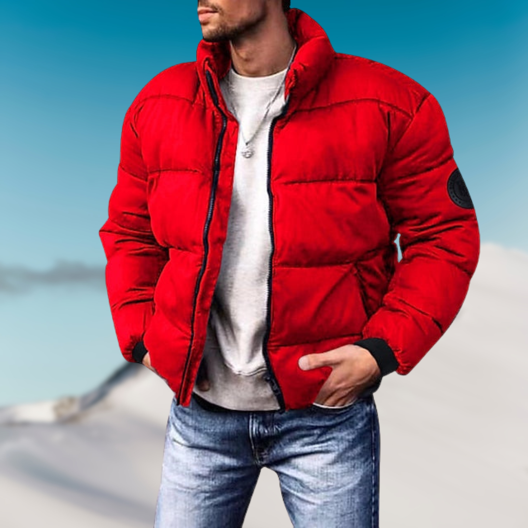 Herren Pufferjacke Daunenfüllung