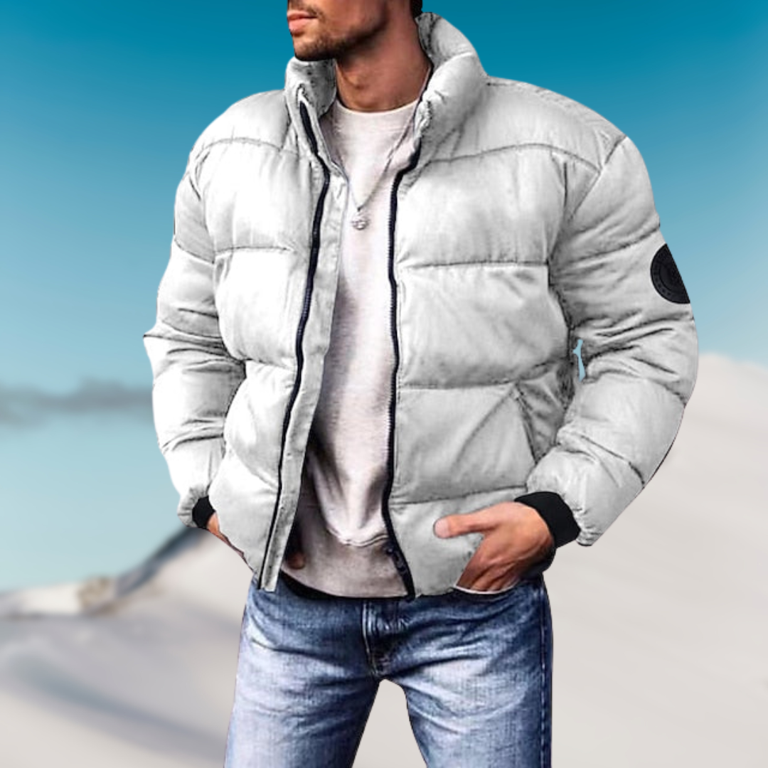 Herren Pufferjacke Daunenfüllung