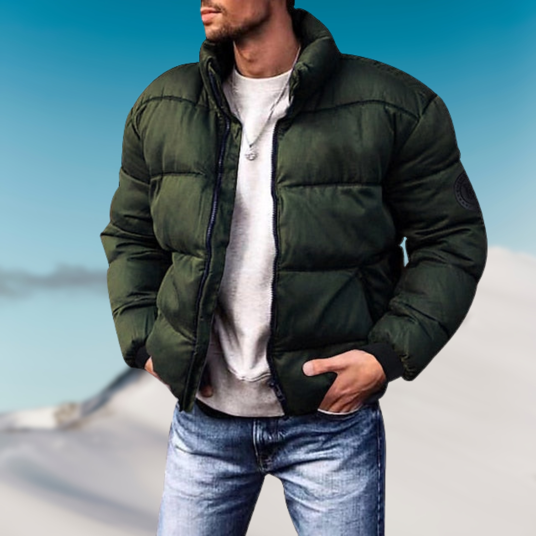 Herren Pufferjacke Daunenfüllung
