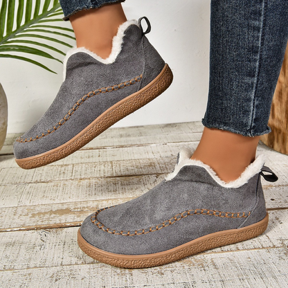 Avaline Damen Winter-Slipper Fleece Rutschfest