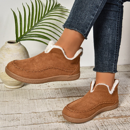 Avaline Damen Winter-Slipper Fleece Rutschfest