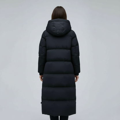 Damen Winterjacke Lang Winddicht