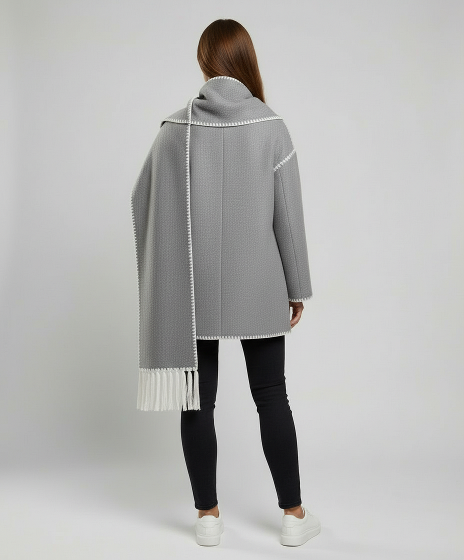Damen Elegante Schaljacke Warm