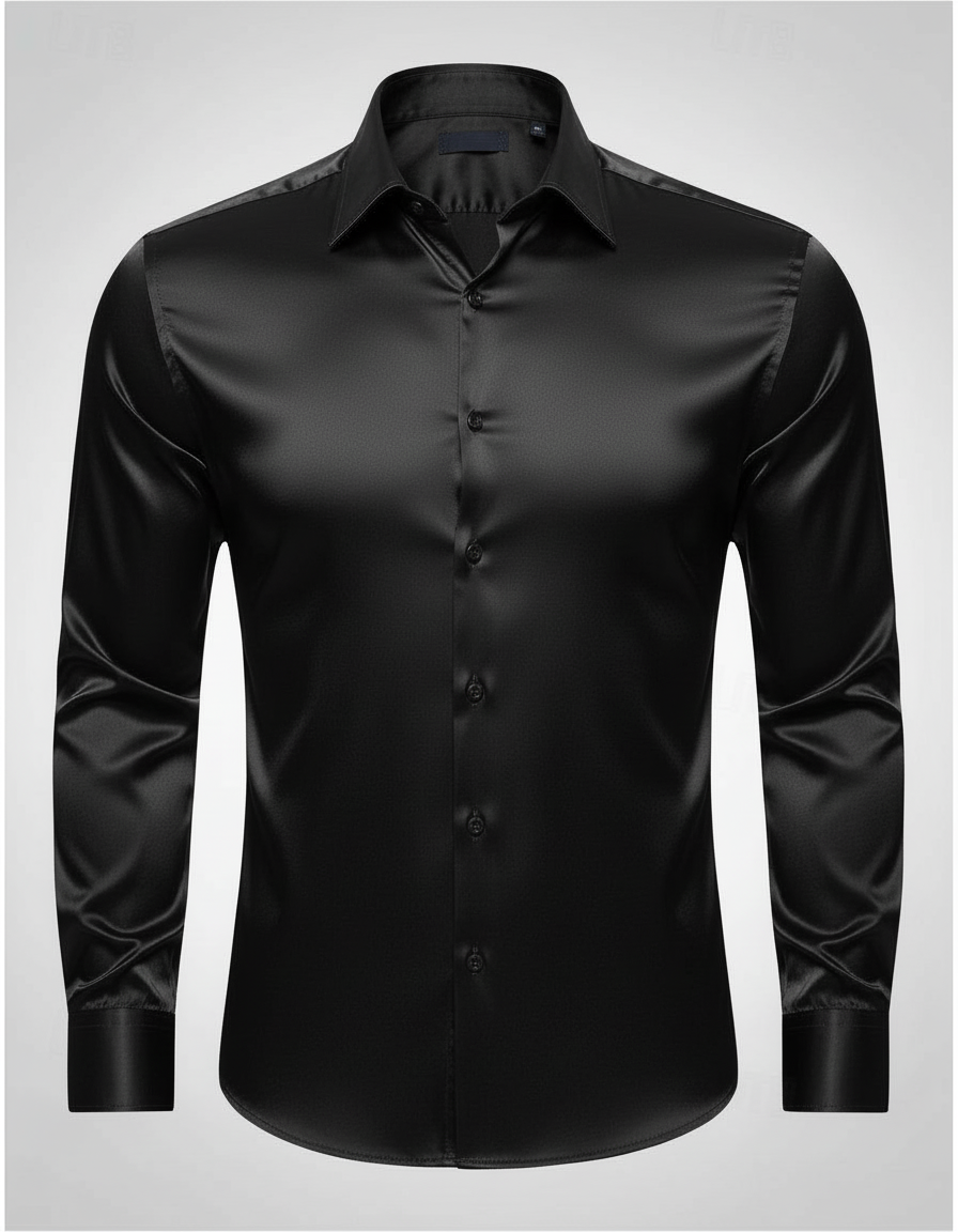 Herren Seidenhemd Elegant