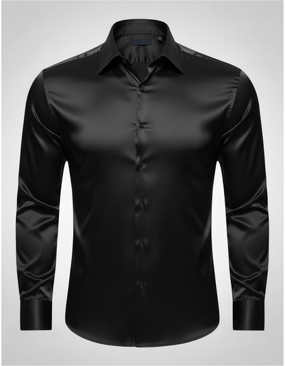 Herren Seidenhemd Elegant