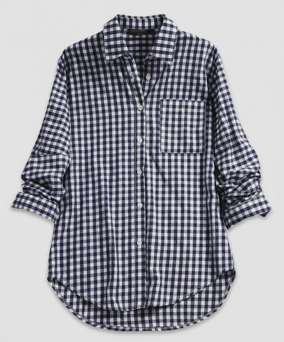 Damen Oversize Hemd Kariert