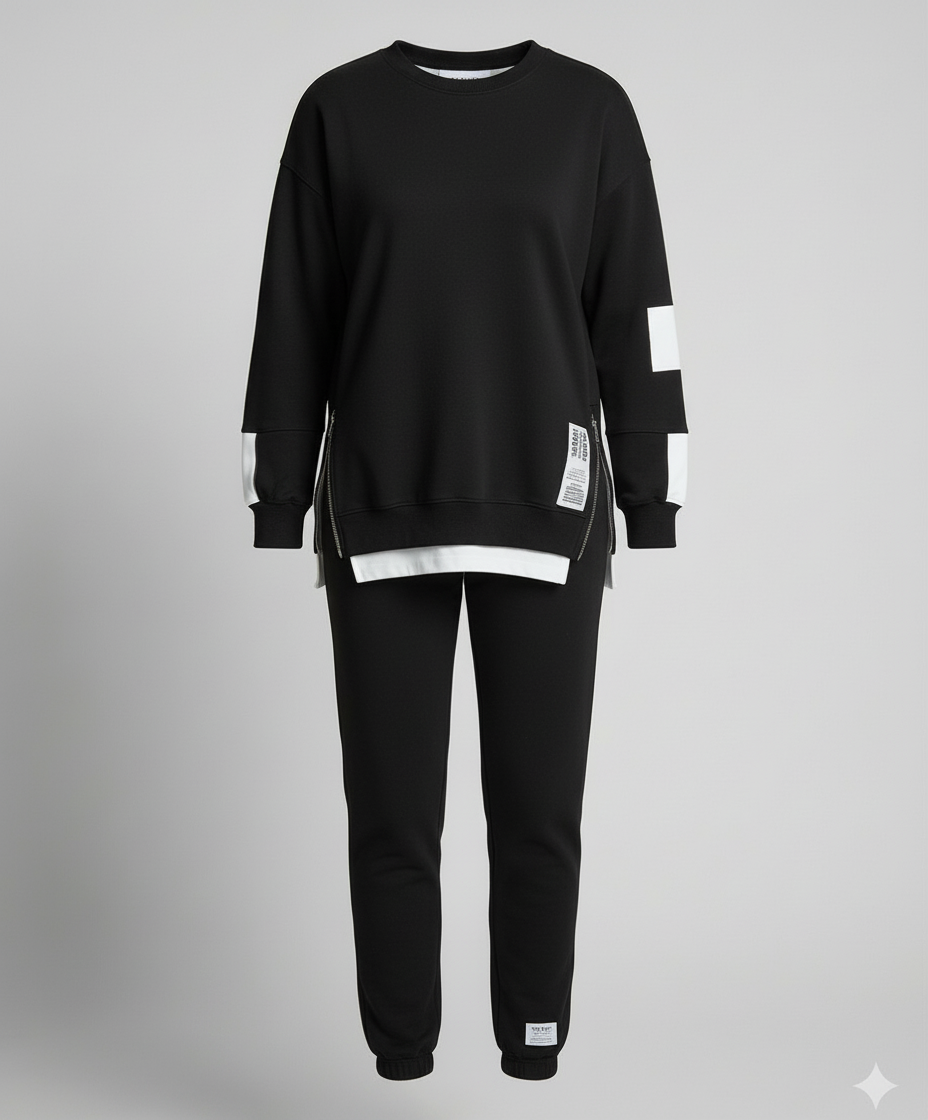 Damen Sweatshirt-Hosen-Set