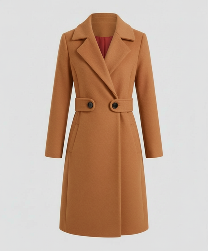 Damen Wollmantel Slim Winter
