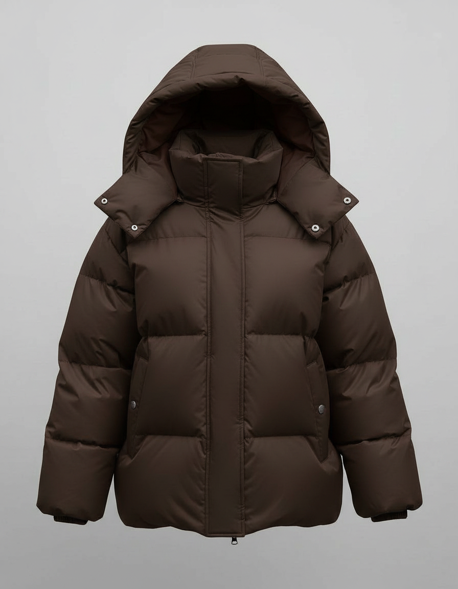 Damen Pufferjacke Moderne Füllung