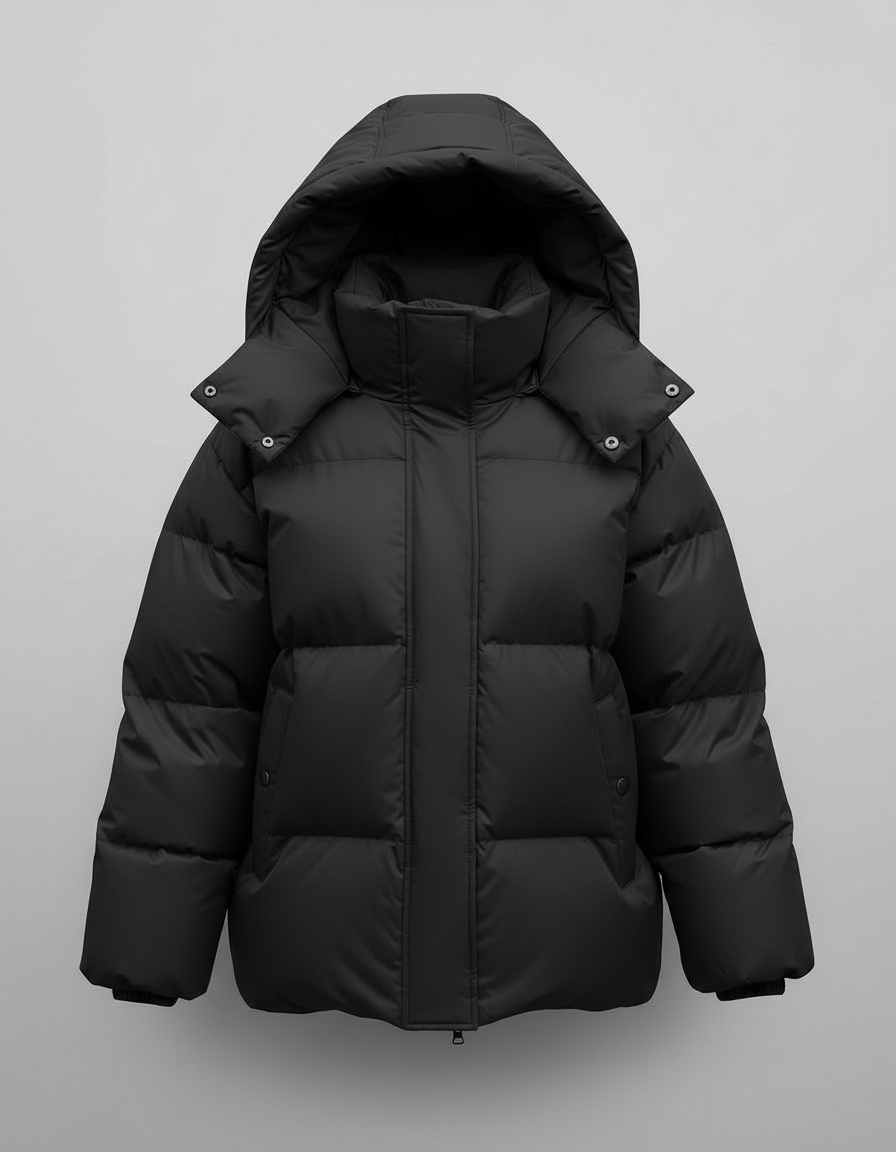Damen Pufferjacke Moderne Füllung