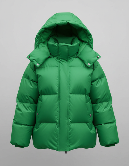 Damen Pufferjacke Moderne Füllung