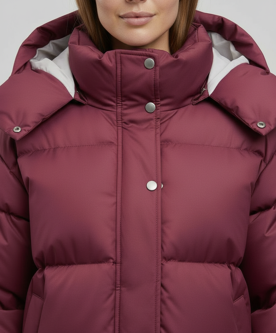 Damen Pufferjacke Moderne Füllung