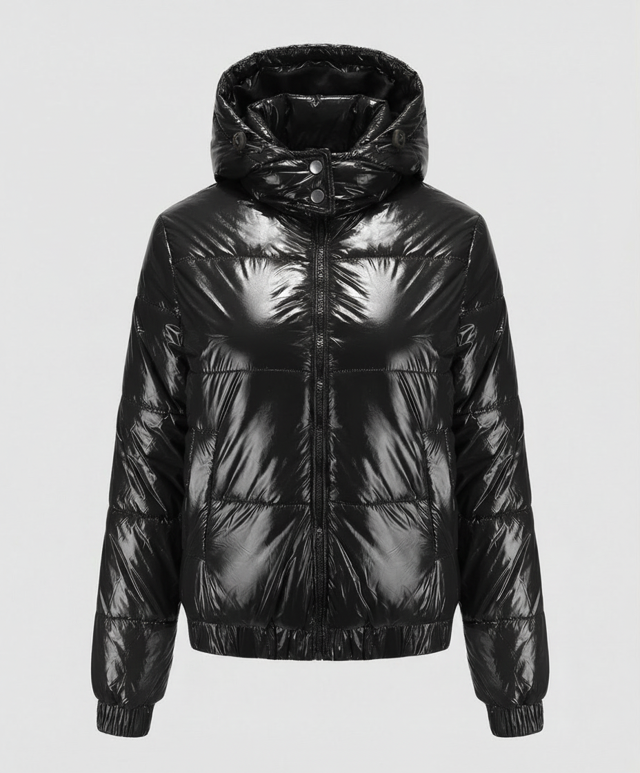 Damen Steppjacke Hochglanz