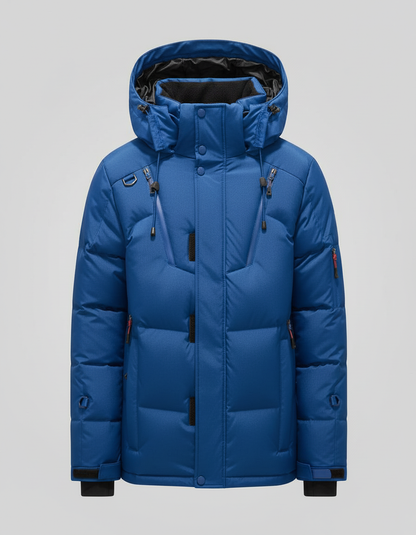 Herren Daunenjacke Elegantes Design Eveloria