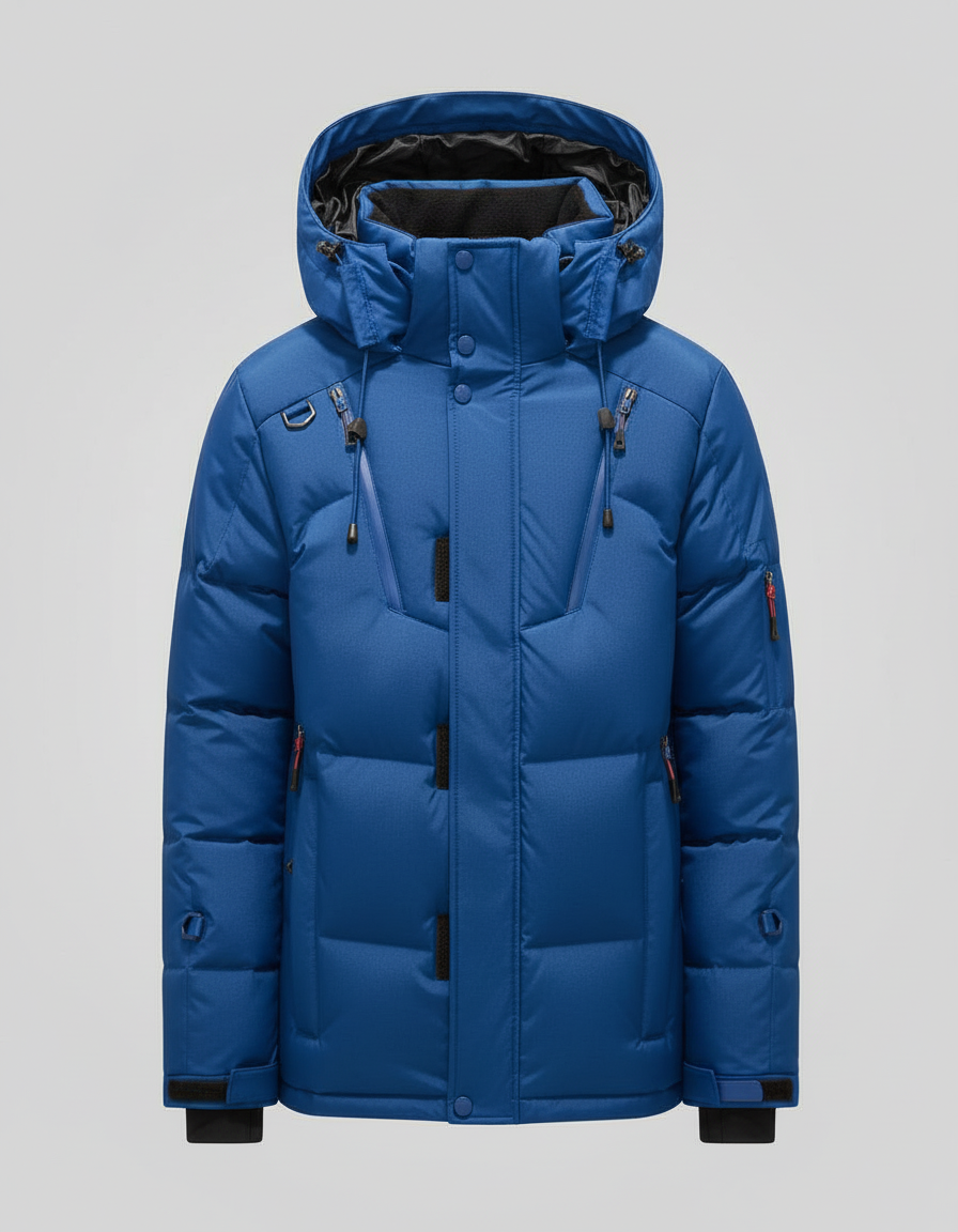 Herren Daunenjacke Elegantes Design