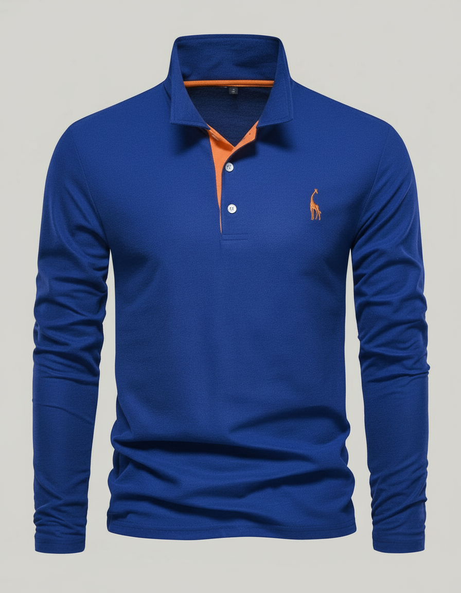 Herren Poloshirt Atmungsaktives Baumwoll Weiß