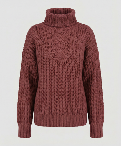 Damen Rollkragenpullover Bequem