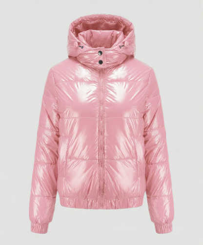 Damen Steppjacke Hochglanz