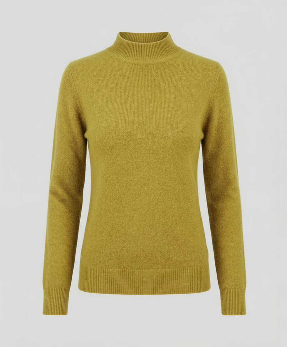 Damen Schurwolle Pullover Warm