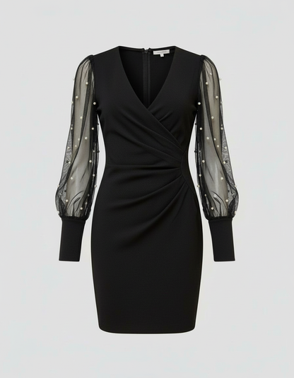 Damen Cocktailkleid Spitze Festlich