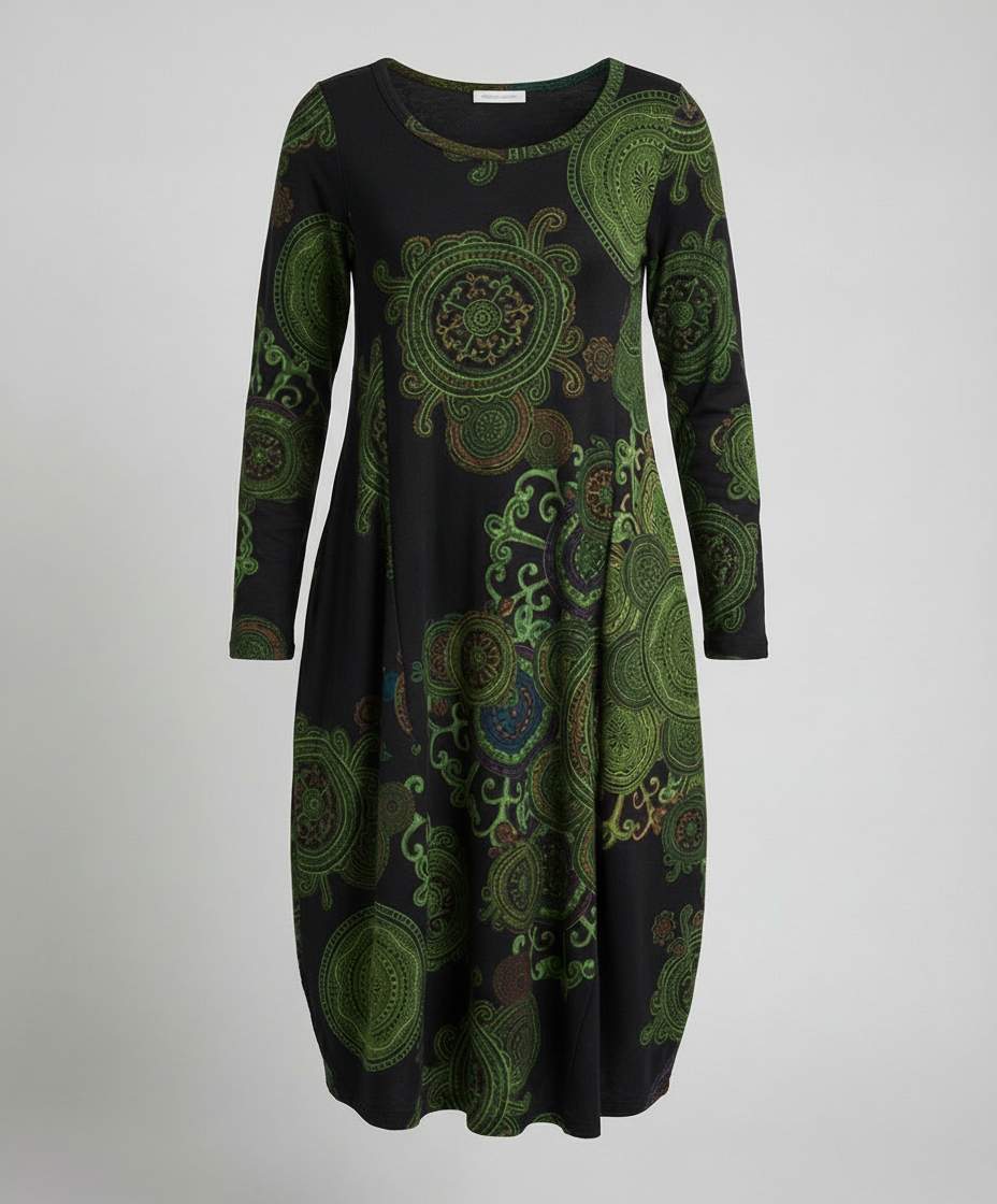 Damen Boho-Kleid Leicht Lässig