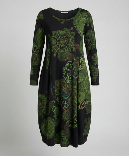 Damen Boho-Kleid Leicht Lässig