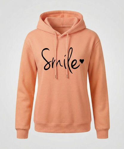 Damen Hoodie Lässig Bedruckt