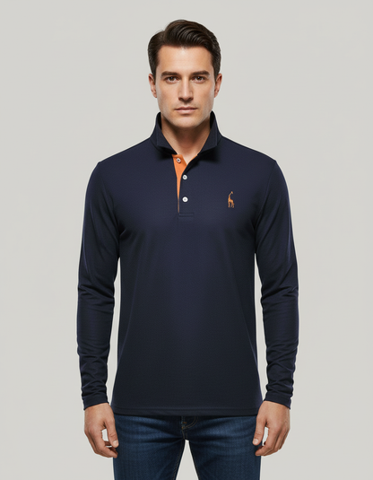 Herren Poloshirt Atmungsaktives Baumwoll Weiß - Eveloria