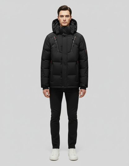 Herren Daunenjacke Elegantes Design Eveloria