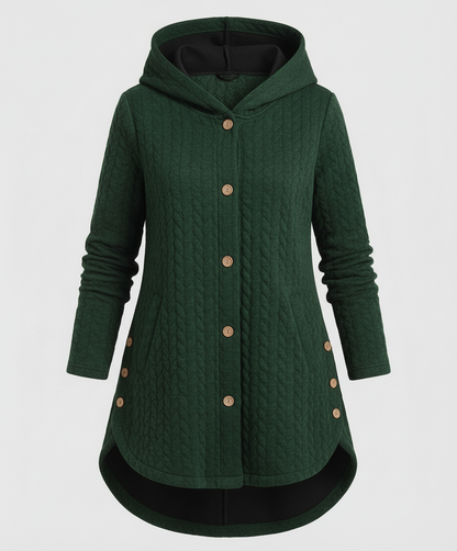 Damen Winterjacke RotweinFarben Baumwolle Warm