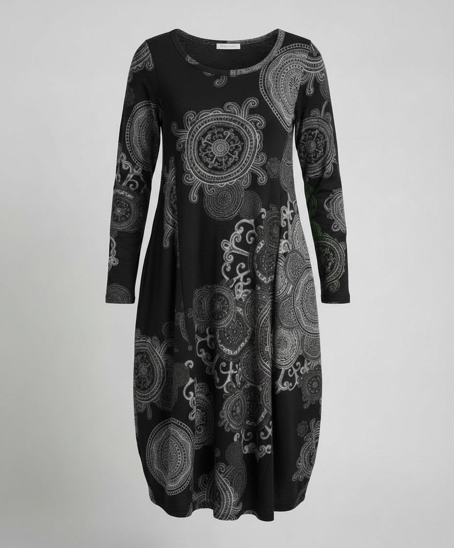 Damen Boho-Kleid Leicht Lässig
