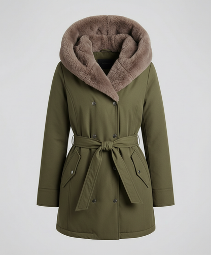 Damen Winterjacke Warm Bont