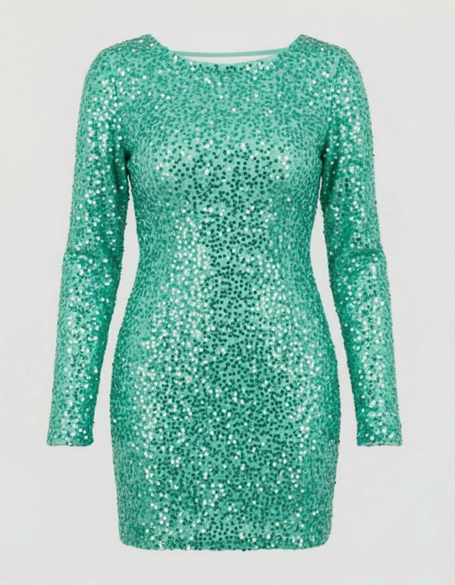 Damen Cocktailkleid Offene Rückseite Elegant