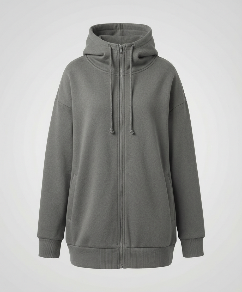 Damen Winterhoodie Kuschel Fleece