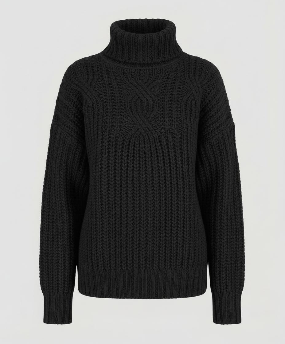 Damen Rollkragenpullover Bequem