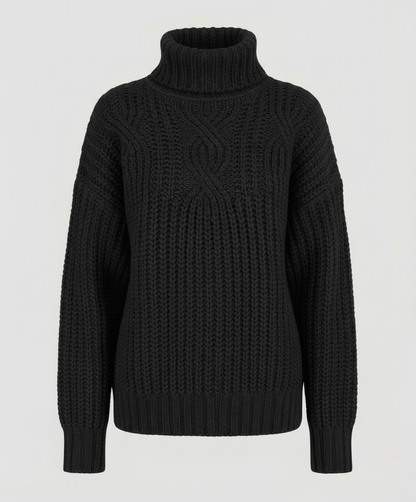 Damen Rollkragenpullover Bequem
