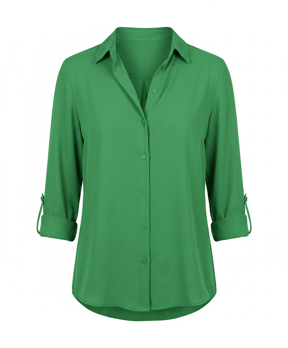 Damen Bluse Langarm Elegantes Design