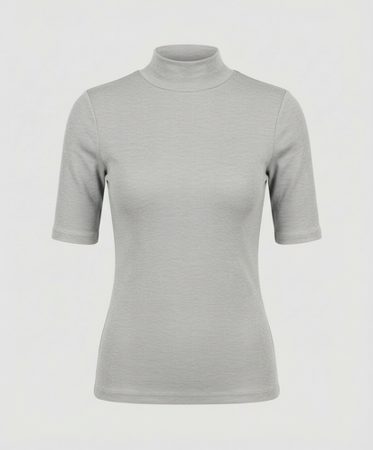 Damen Feinstrick Rollkragenpullover Nahtlos