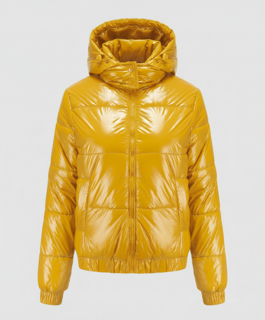 Damen Steppjacke Hochglanz