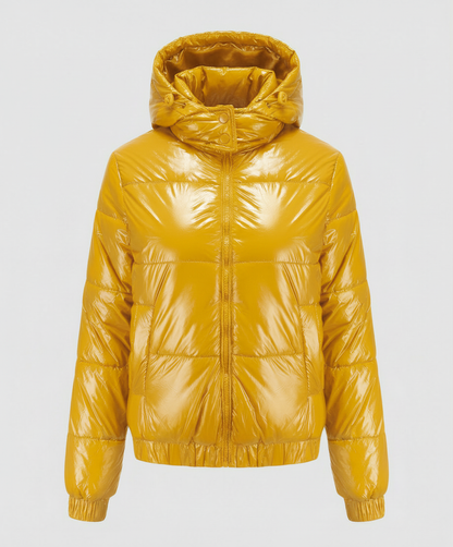 Damen Steppjacke Hochglanz