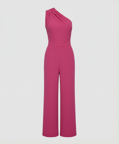 Damen Overall Rundhals Elegantes Design