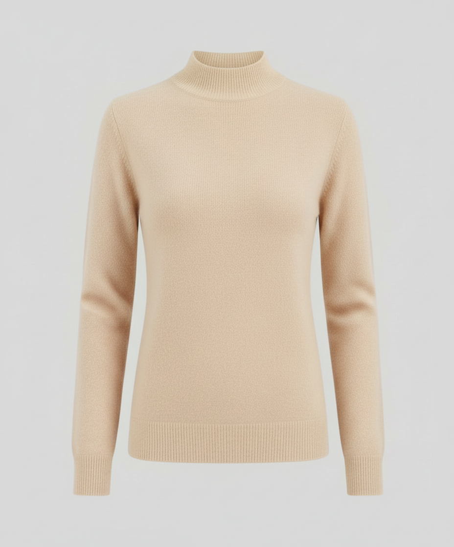 Damen Schurwolle Pullover Warm