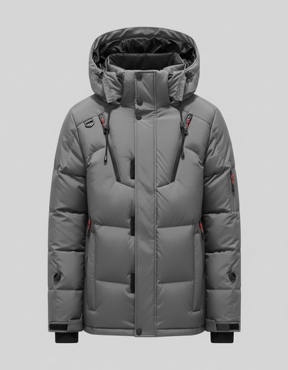 Herren Daunenjacke Elegantes Design Eveloria