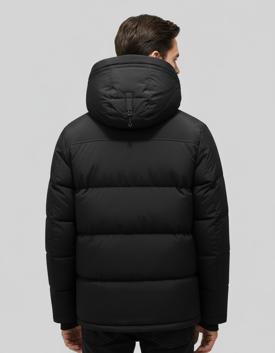 Herren Daunenjacke Elegantes Design